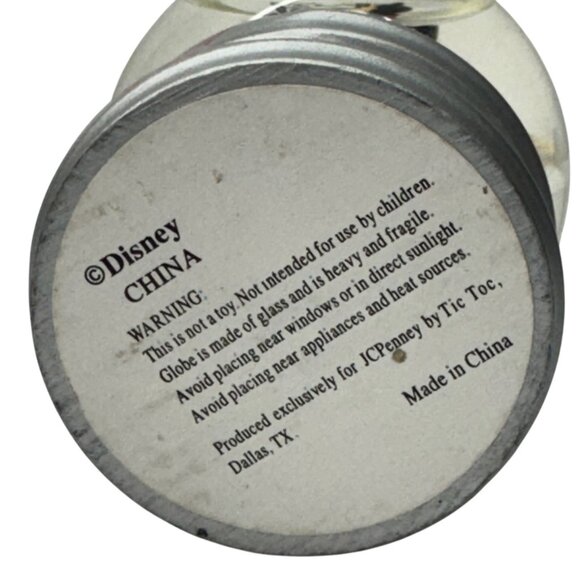 Disney Mickey Mouse 2004 Christmas Mini Snow Globe JC Penney 75 Years of Fun! - Picture 2 of 9
